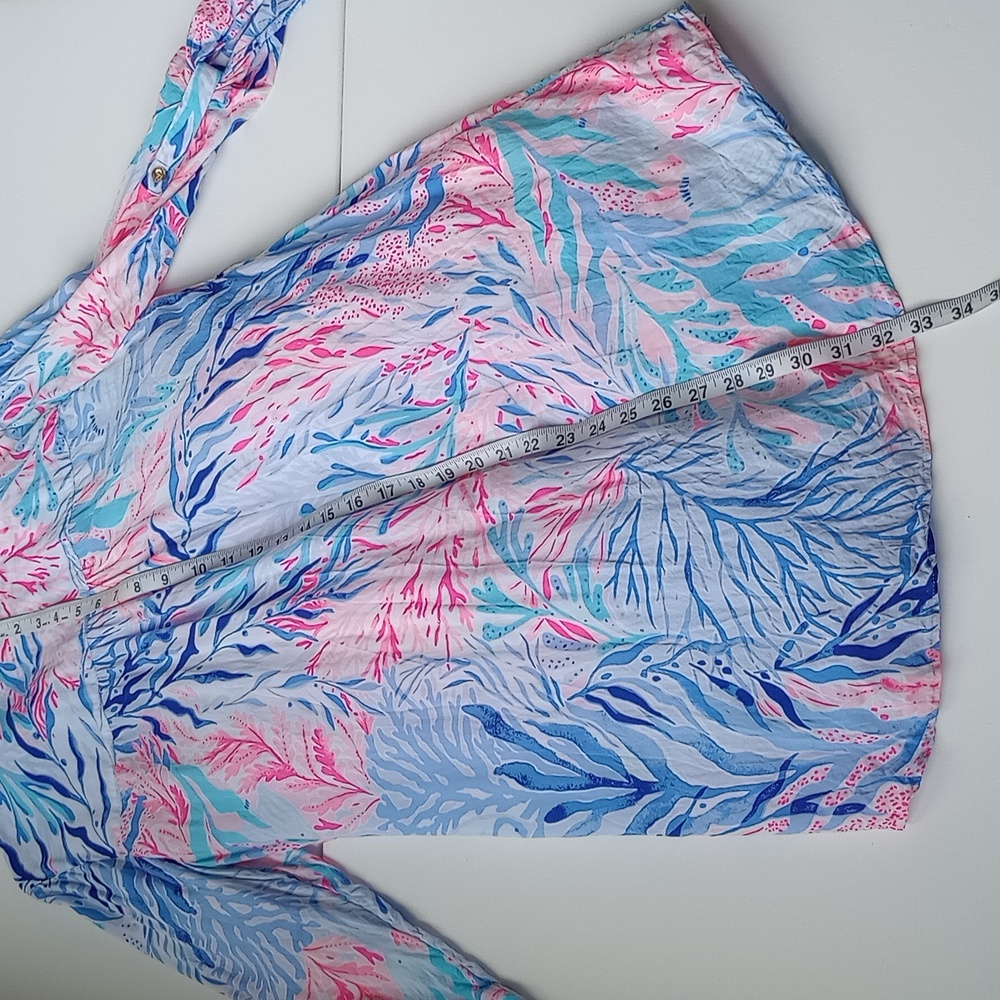 Lilly Pulitzer Natalie Printed Swim Cover Up Small - Picture 10 of 10